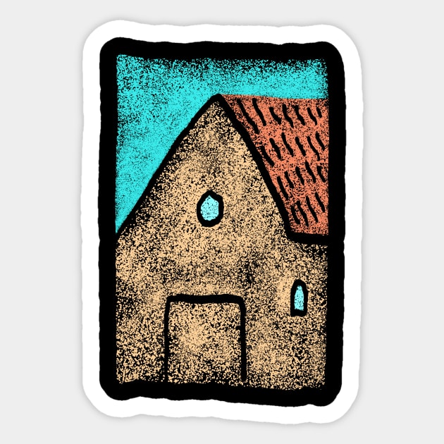 Old German Farmer´s House Sticker by Nikokosmos